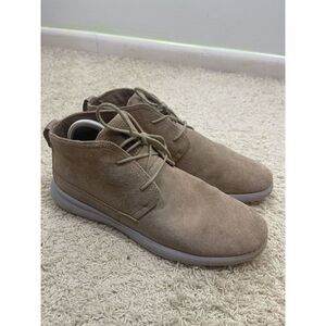 Johnnie-O Men's Chill‎ Chukka Boot Shoe Size 11m Taupe Lace Up Stylish Comfort